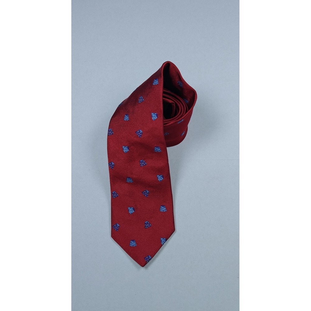 Brooks Brothers red silk novelty Print tie Makers And Merchants Preppy - Picture 2 of 7